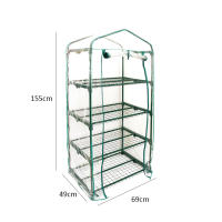 Cubierta de Mini Jardín de Plástico PVC Anti-UV y a Prueba de Viento Reemplazo de Cubierta de Invernadero de 4 Capas Artículos Normales para Exteriores y Jardín - details 10