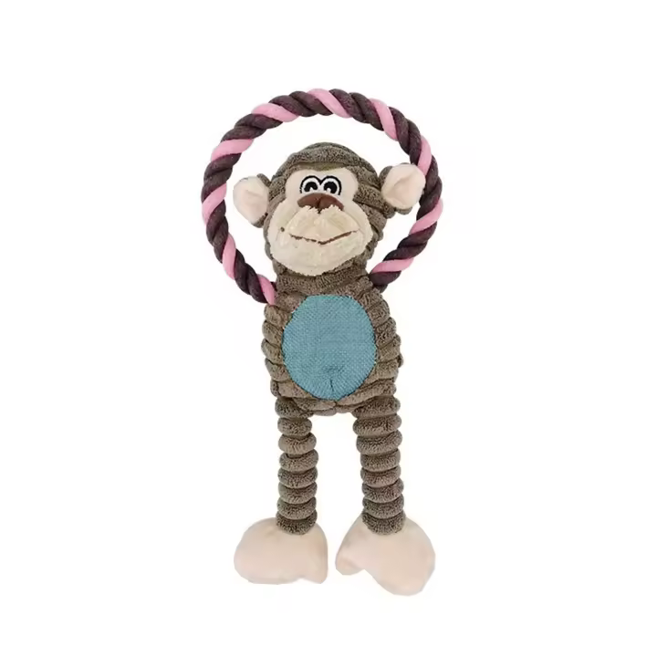 Juguete de Peluche para Perros Juguete Interactivo Resistente a Mordiscos Limpieza Dental - 1