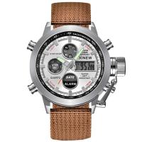Reloj de Diseñador de Doble Tiempo Leten Reloj de Cronómetro Multifuncional con Banda de Nylon de Moda Reloj de Alarma para Hombres de Marca Grande - details 20