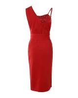Vestido de Lentejuelas de Una Pieza de Cintura Alta y Largo Moda de Mujer Primavera-Verano 2024 - details 3