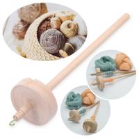 Herramientas de almacenamiento de accesorios de costura, husillo hecho a mano, hilo giratorio de madera maciza, gran oferta - details 1