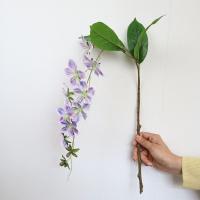Simulación de 9 cabezas de jazmín colorido como jazmín Artificial Real, modelo de paisaje, flores colgantes, suministros de fiesta de cumpleaños - details 18