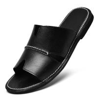 Novedad Verano 2024 Sandalias de Cuero para Hombre Zapatos Transpirables para Playa y Exteriores con Suela Plana y Abrecha - details 4