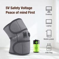 Almohadillas de calefacción eléctrica para artritis, alivio del dolor de rodilla, terapia con calefacción infrarroja, recuperación de codo, rodillera, soporte para el cuidado de la salud, Cable USB - details 3