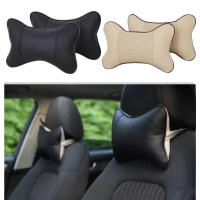 Bolso de cuello de cuero PU BUNO Alivio del dolor de cabeza Almohada universal llena de fibra - details 0