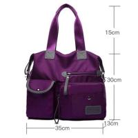 Bolso de mano multifunción para mujer, Bolsa de gran capacidad, informal, resistente al agua, de nailon, bandolera - details 37