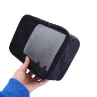Organizador de maquillaje de nailon Simple e informal, bolsa de almacenamiento de viaje con cremallera para mujer, bolsa de cosméticos de malla, estuche de maquillaje, almacenamiento para baño - details 17