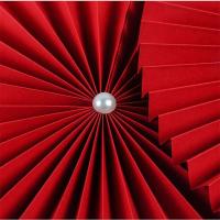 Artesanías de Papel Colgante de Boda Roja Estilo Chino 6Pcs Decoración de Pared para Dormitorio Sala de Estar Abanico de Origami DIY Party Supplies - details 10