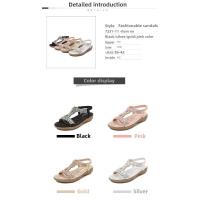 Sandalias de Mujer Verano 2025 Diseño Boho con Cristales en Forma de 8 - details 1