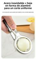 Cortador de Huevos de Acero Inoxidable 304 Utensilio de Cocina Divisor de Huevos Conservados Songhua - details 3