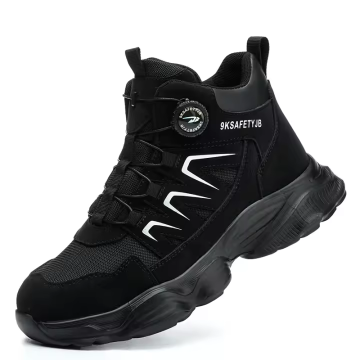 Nuevas botas de seguridad para hombres de trabajo, zapatos indestructibles, zapatillas deportivas de acero, botas protectoras, antigolpes, antipunción, botas tácticas de trabajo - 1