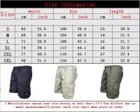 Pantalones Cortos para Hombres Cintura Elástica, Múltiples Bolsillos, Ajuste Suelto, Ideal para Ciclismo, Senderismo Casual y Deportes al Aire Libre - details 0