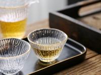 Juego de Kung Fu de vidrio de estilo chino, taza de feria engrosada con nodo de bambú, cuenco con tapa, caja de regalo para juego de té - details 7