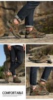 Zapatos Informales Impermeables Para Hombre, Zapatillas Cómodas Con Cordones, De Goma, Para Exteriores, 39-47 Talla Grande, Para Primavera Y Otoño - details 8