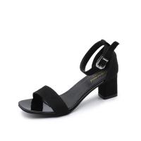 Sandalias de moda de verano 2025 para mujer Sandalias de tacón medio alto para exteriores - details 3