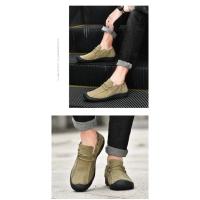 Nuevos zapatos planos casuales para hombres, zapatos de cuero genuino hechos a mano para hombres, mocasines cómodos, mocasines transpirables, zapatillas de deporte para hombres al aire libre - details 13