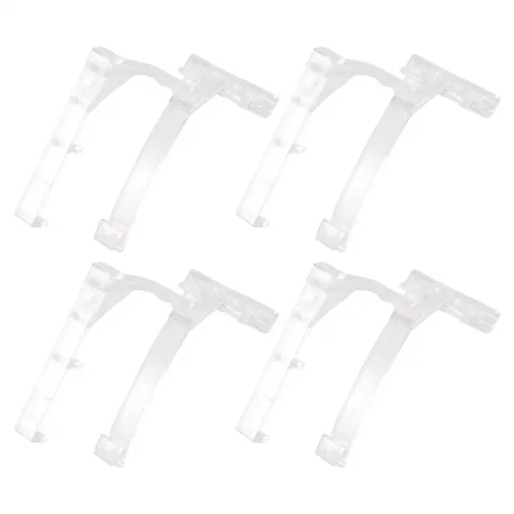 Clips para cenefa, soportes para persianas verticales de plástico, persianas verticales de 3,5 pulgadas, transparentes para piezas de persianas, componentes accesorios - 1