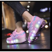Zapatos de Ruedas Baozou Modelos Sencillos y Dobles Automáticos LED de Luz - details 54