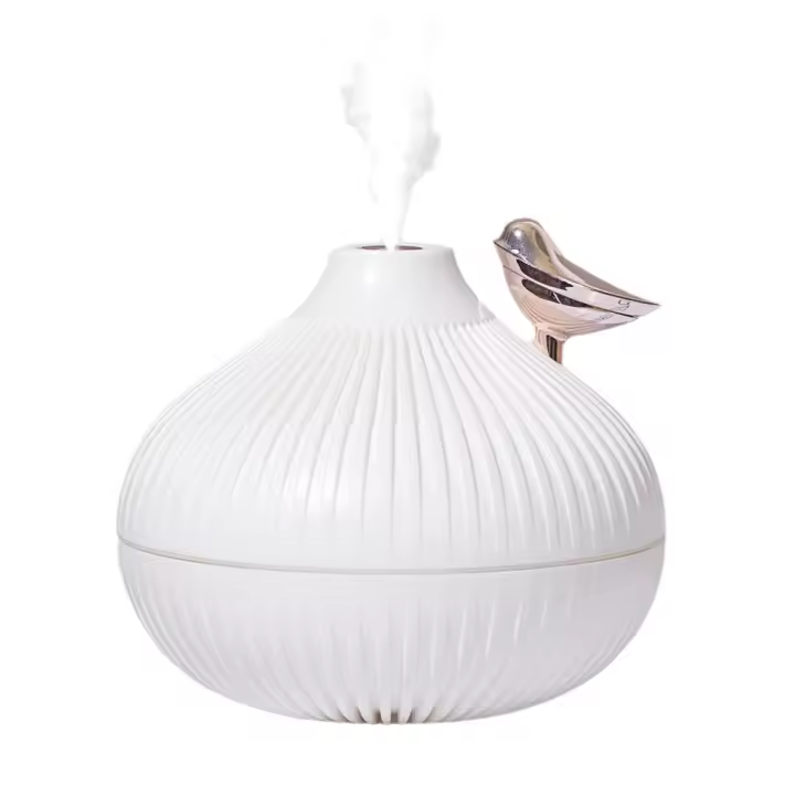 300ml USB Humidificador de Aire Mini Difusor de Aroma de Agua con Luz LED Cálida de Noche para el Hogar Habitación Humidificador Ultrasónico de Niebla Fría - 1