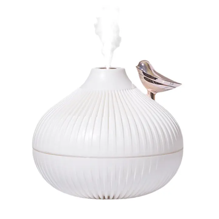 300ml USB Humidificador de Aire Mini Difusor de Aroma de Agua con Luz LED Cálida de Noche para el Hogar Habitación Humidificador Ultrasónico de Niebla Fría - 1