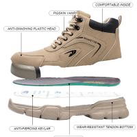 Zapatos de seguridad con punta de acero para hombre, botas de trabajo indestructibles, antigolpes, antipuñaladas - details 4