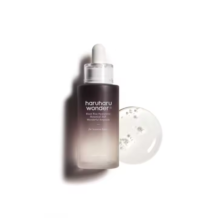 Haruharu Wonder Black Rice Botanical 2GF Ampolla 1 fl.oz / 30ml Suero facial antienvejecimiento EGF, cuidado de las arrugas |   Libre de crueldad, - 1