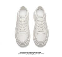 Nuevos y versátiles zapatos de tablero informales con cordones bajos con suelas gruesas más altas - details 6