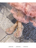 Nuevas flores casuales para niños de niña, zapatos individuales de suela blanda para bebé perla - details 15