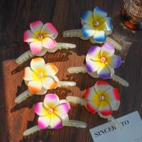 Pasadores bohemios, garra para el pelo con flores, horquilla bonita con perlas, pinza para el pelo con flores, tocado de estilo coreano, Clip de tiburón grande para mujer - details 10