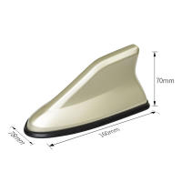 Antena de Cola de Tiburón para Coche Adorno de Señal de Radio para Mostras de Camiones SUVs - details 6