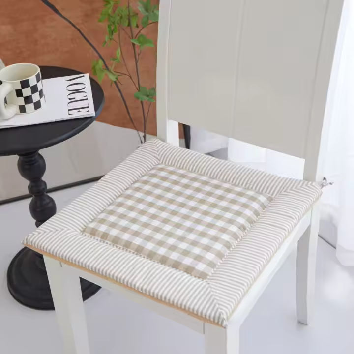 Cojín de asiento con correas, esponja Universal, cómodo, almohadilla suave para silla de oficina, 40CM - 1