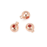 Clips de Brasso Dorado 18K 20PCS Estilo de Sujeción de Bola Ideal para Hacer Joyas DIY - details 0