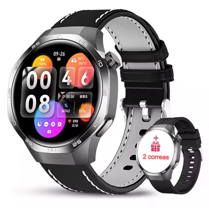Relojes inteligentes para hombres Watch GT5 Pro Relojes inteligentes 1,53 pulgadas 360*360 HD Pantalla AMOLED NFC GPS Tracker Bluetooth Llamada Monitoreo de salud Relojes Hombres, Reloj inteligente de negocios para hombres, Regalo para hombres - 1