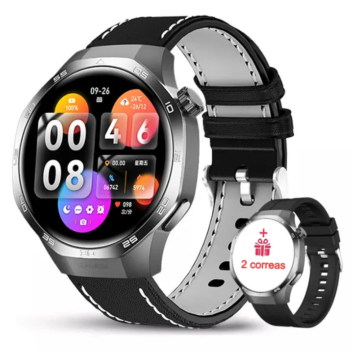 Relojes inteligentes para hombres Watch GT5 Pro Relojes inteligentes 1,53 pulgadas 360*360 HD Pantalla AMOLED NFC GPS Tracker Bluetooth Llamada Monitoreo de salud Relojes Hombres, Reloj inteligente de negocios para hombres, Regalo para hombres - 1