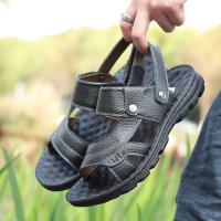 Sandalias Hombre de Cuero con Punta Cerrada - Ajustables, Resistentes al Agua y Antideslizantes, para Pesca, Playa y Viajes de Verano - details 5