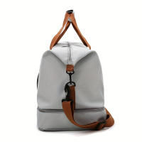 Bolso de viaje elegante, bolso deportivo de gran capacidad, bolso de mensajero, bolso de separación de ropa seca y húmeda, adecuado para salidas, Fitness, universidad - details 5