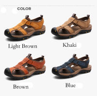 Novedad de verano, sandalias para hombre, sandalias romanas clásicas de cuero, zapatos de playa para exteriores, sandalias informales para senderismo acuático para hombre - details 5