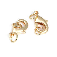 6 uds. De latón de Color dorado de 18K con cierres circulares de langosta, cierres para collares, pulseras, suministros para fabricación de joyas, accesorios Diy - details 2