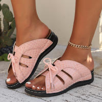 Sandalias para mujer, nuevo verano con cordones, bolsa lateral, pies, zapatillas geniales para mujer - details 3