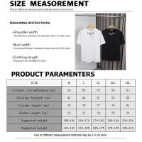 Las mejores camisas casuales básicas de moda de verano, camisetas holgadas de algodón puro para hombres y nuevas camisas de manga corta para parejas con estampados de logotipos en la parte delantera. - details 11