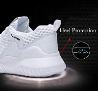 Zapatillas de correr de verano para hombre, zapatillas ligeras y transpirables de malla de aire para hombre, calzado para correr al aire libre, caminar, entrenamiento atlético - details 5