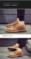 Zapatos de moda para hombre, zapatos formales de estilo inglés para hombre, botines antideslizantes, zapatos de trabajo informales impermeables para exteriores - details 9