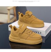 Zapatillas Blancas Nuevas 2025 Zapatos Deportivos para Niños Pequeños Estilo Universitario Velcro - details 3