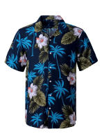 Camisa de manga corta hawaiana de tendencia de moda para hombre Camisa con estampado digital en 3D - details 4