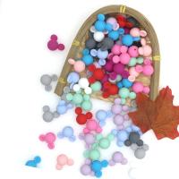 10 unids/lote Mini cuentas de silicona lazo corona hoja flor para fabricación de joyería DIY cadena de chupete accesorios de pulsera - details 15