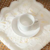 Cubierta de mesa de comedor Ense blanca, mantel floral nórdico, suministros vintage para bodas y fiestas, decoración de escritorio para el hogar - details 5