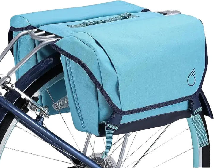 Bolsa de bicicleta de doble cara para portaequipajes trasero - 1