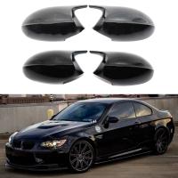 Cubiertas de Espejo Trasero de Fibra de Carbono Brillante Accesorios de Coche para E90 E91 E92 E93 E81 E87 E82 E88 - details 0