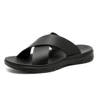 Zapatos de cuero para hombre Sandalias cómodas y transpirables de verano de gran tamaño para hombres con suela suave - details 0