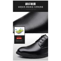 Zapatos De Talla Para Hombre De Cuero Legítimo De Alta Calidad Formal Transpirables Casuales Italianos De Lujo Con Cordones Antideslizantes Para Conducir - details 4